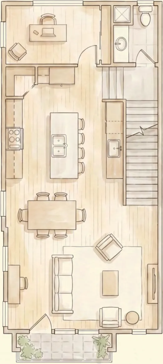 Meridian — Second floor