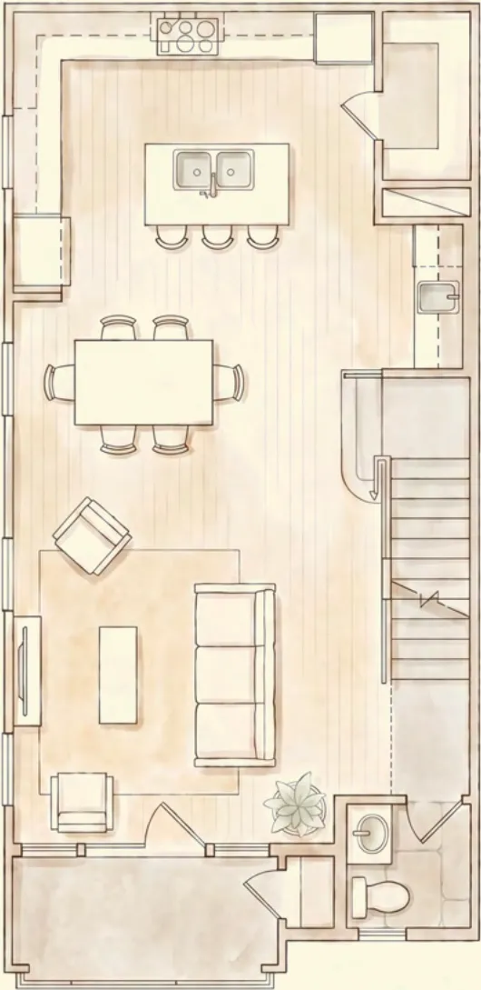 The Trace — Second floor